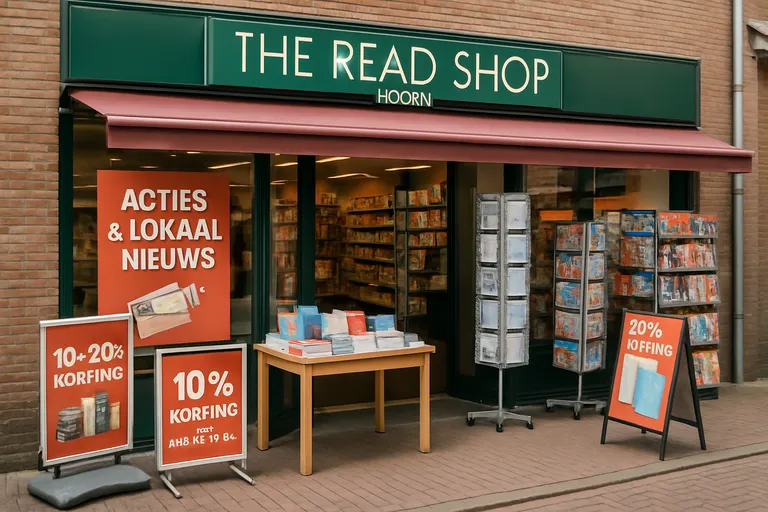 Acties en lokaal nieuws rond The read shop hoorn