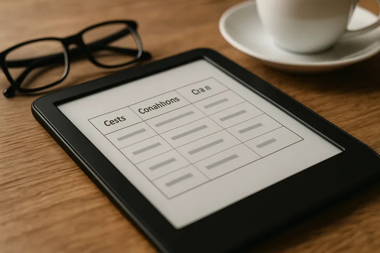 Kosten, voorwaarden en aanbod