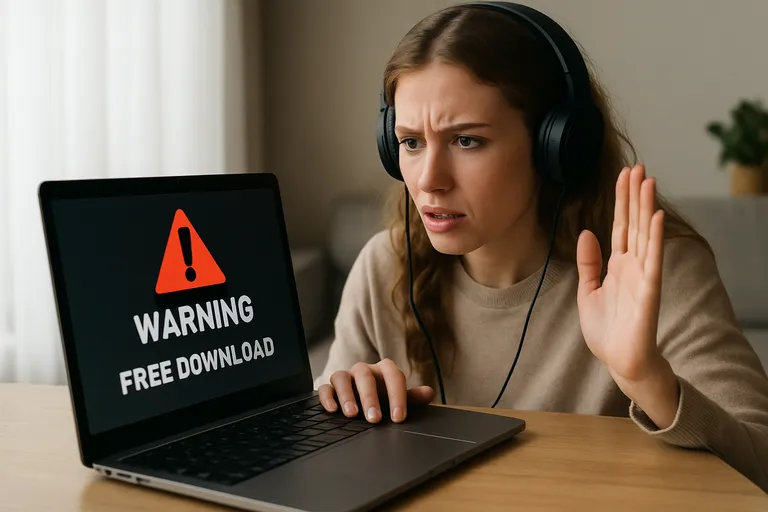 Pas op voor "gratis download"-sites