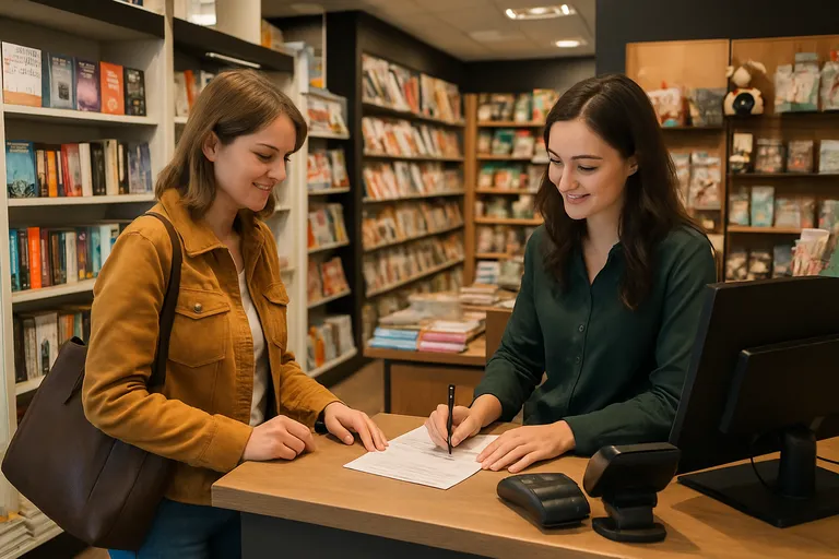 Services in de winkel