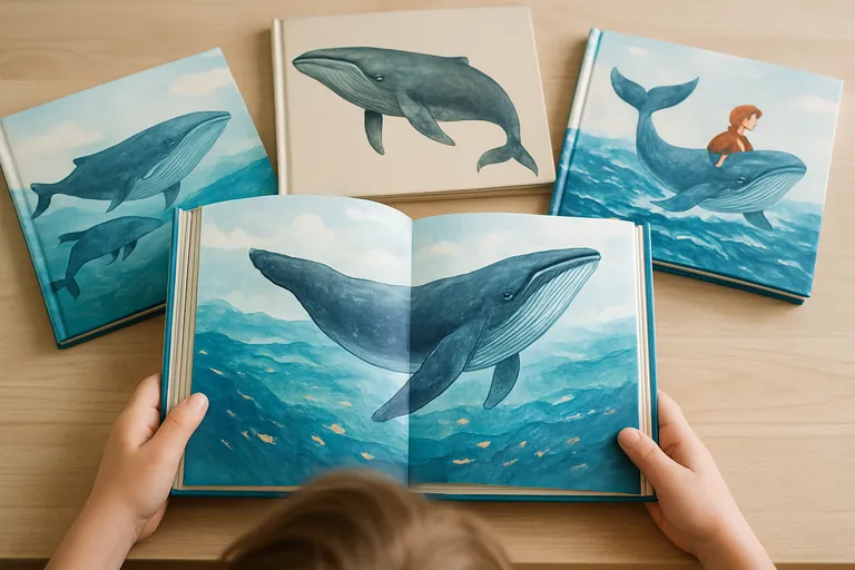 Soorten kinderboeken over walvissen