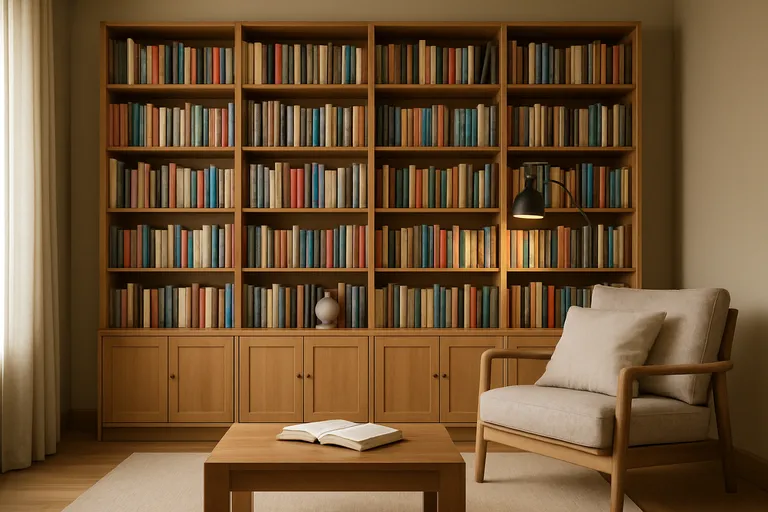 Van lege muur naar stijlvolle huisbibliotheek vol rust en leesplezier