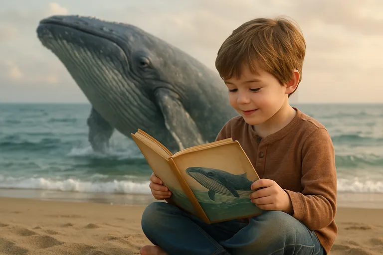Waarom een kinderboek over de walvis werkt